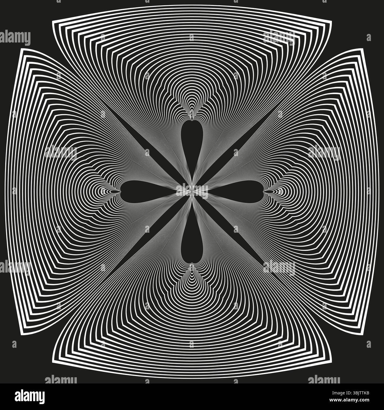 Pattern Raditing Star shaped pattern. Radiating lines design. Vector geometric ornament ...