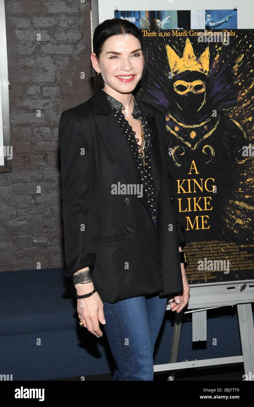 Julianna Margulies attends the "A King Like Me" premiere at IFC Center