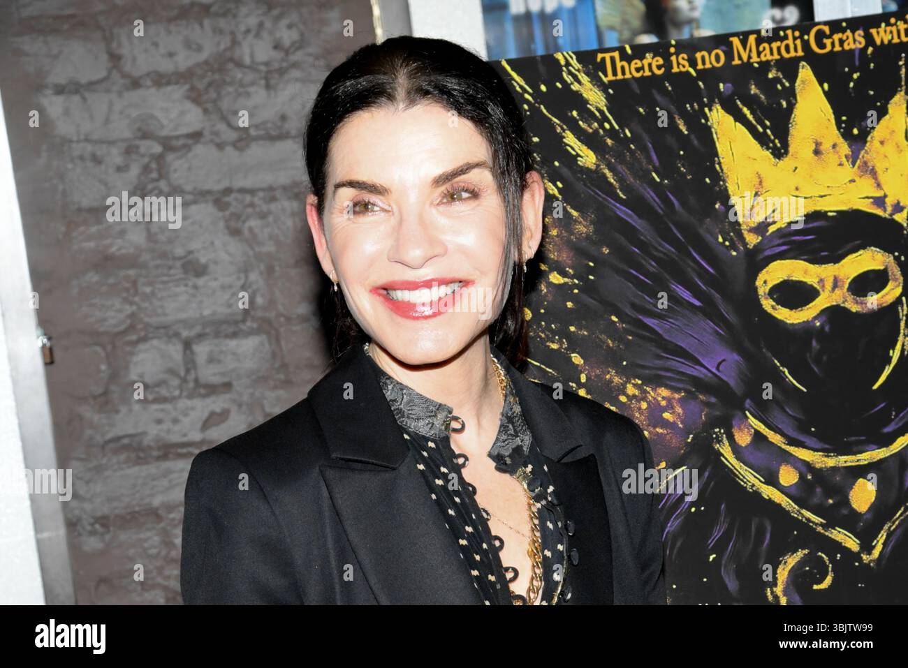 Julianna Margulies attends the "A King Like Me" premiere at IFC Center