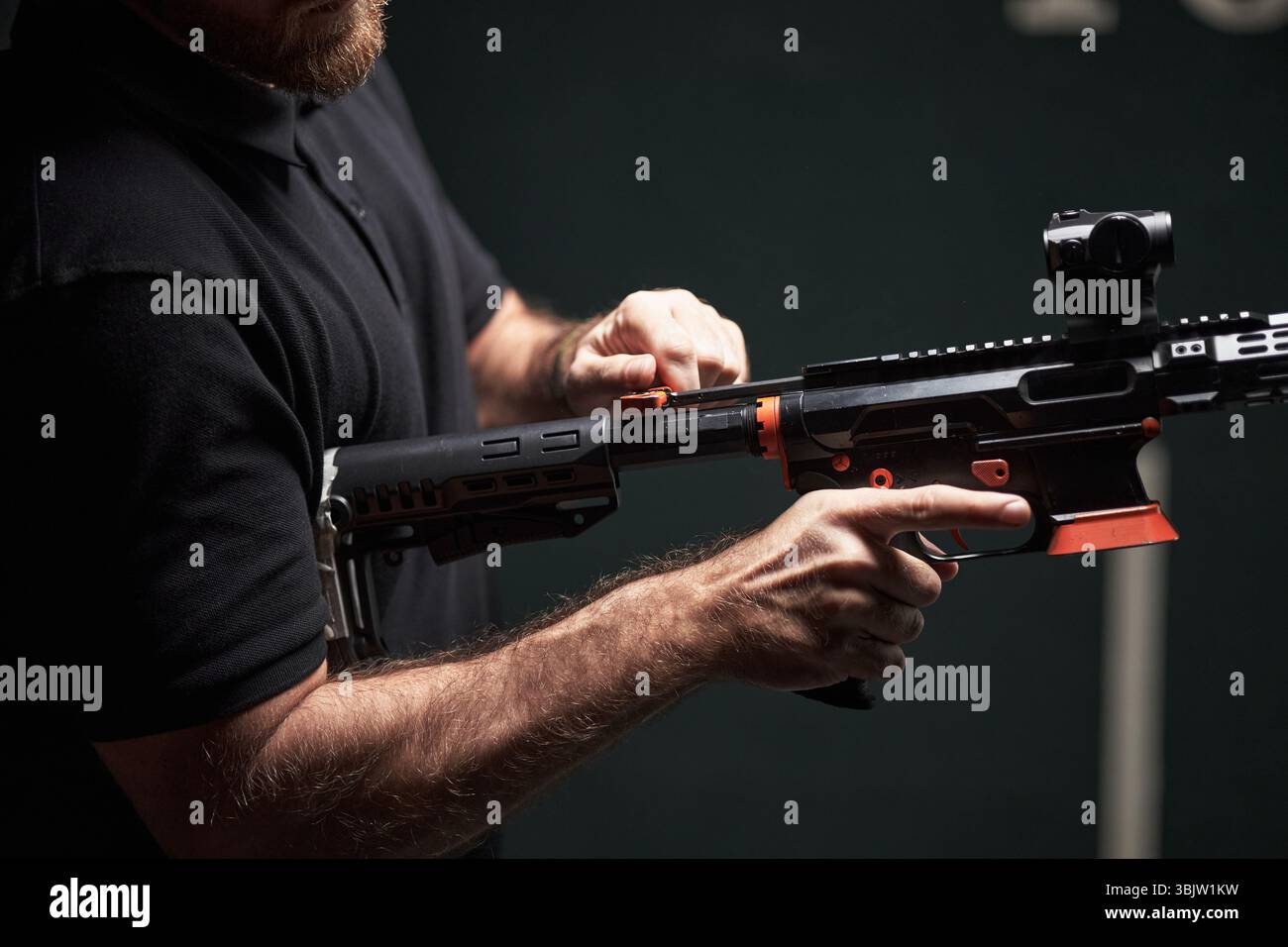 Man Loading Rifle Loading arms hi-res stock photography and images - Alamy