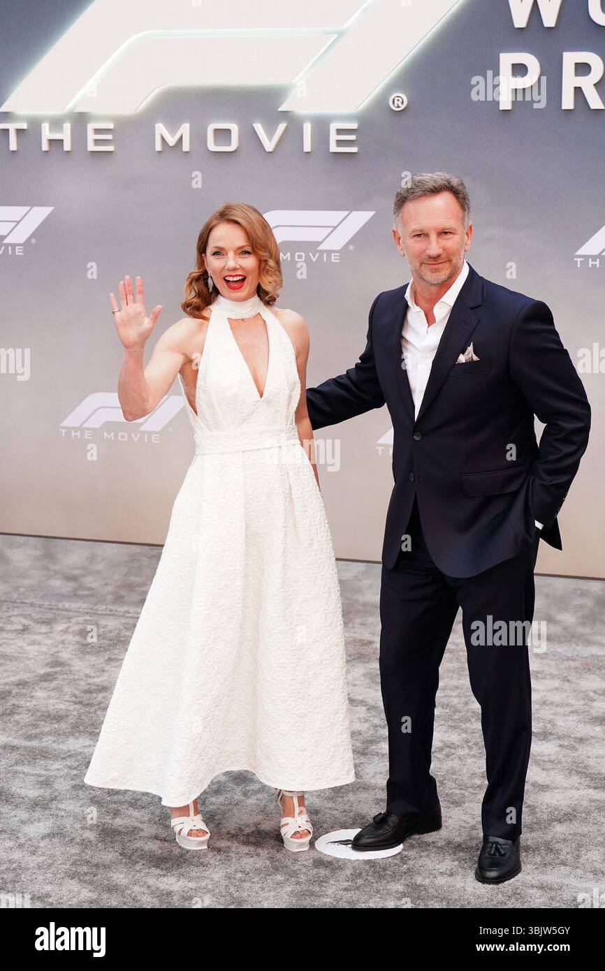 Ny 16th June 2025 Geri Halliwell Christian Horner At Arrivals For ny-16th-june-2025-geri-halliwell-christian-horner-at-arrivals-for