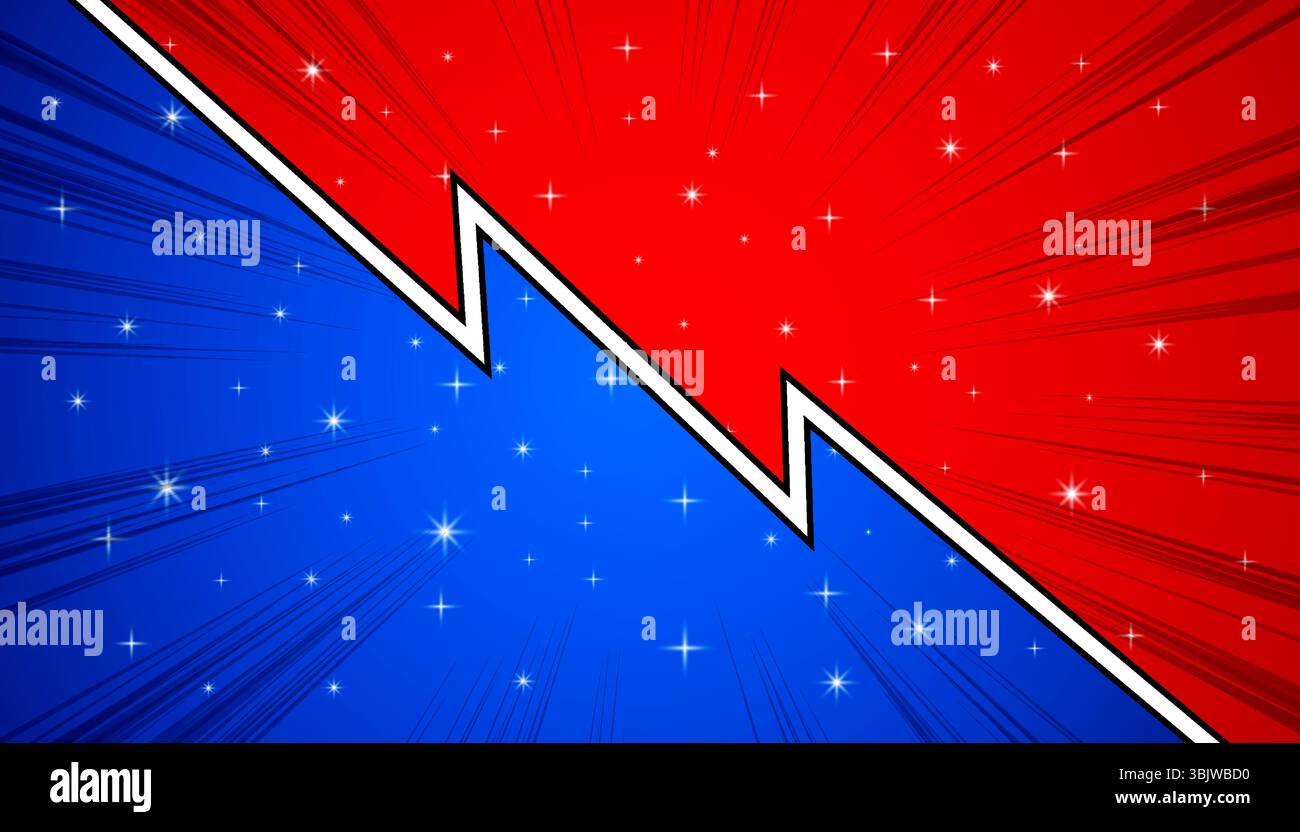 Comic book versus background. Pop art style vector illustration Stock ...