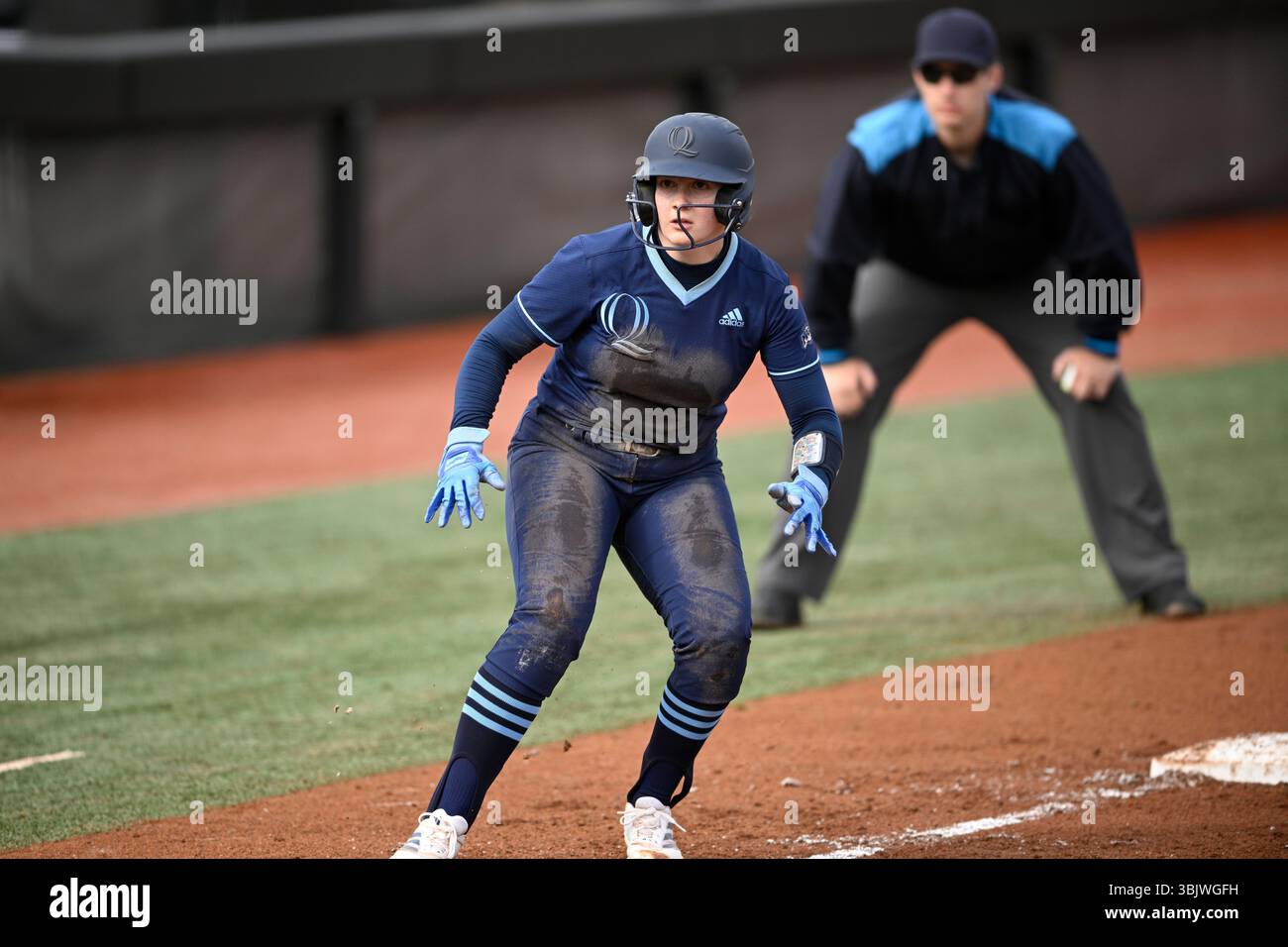 Quinnipiac #39 s Brooke Hilliard during an NCAA college softball game Quinnipiac #39 s Brooke Hilliard during an NCAA college softball game