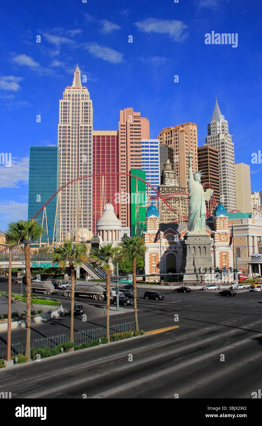 New York - New York hotel and casino, Las Vegas Ne Stock Photo