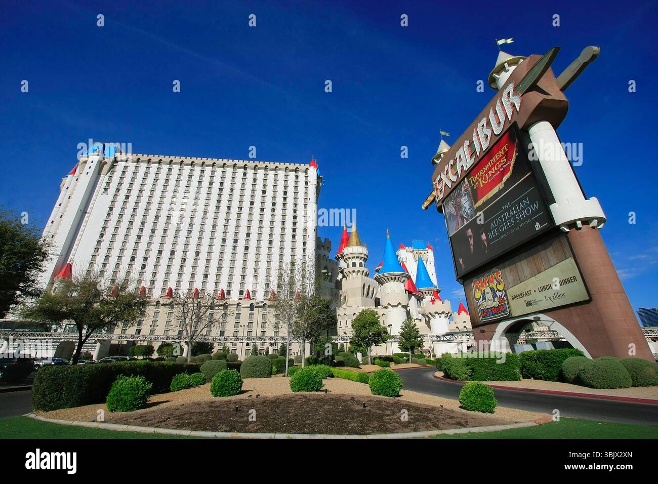 Excalibur hotel and casino, Las Vegas, Nevada,  US Stock Photo