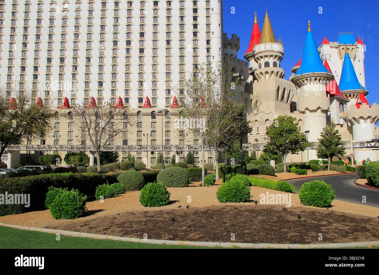 Excalibur hotel and casino, Las Vegas, Nevada,  US Stock Photo