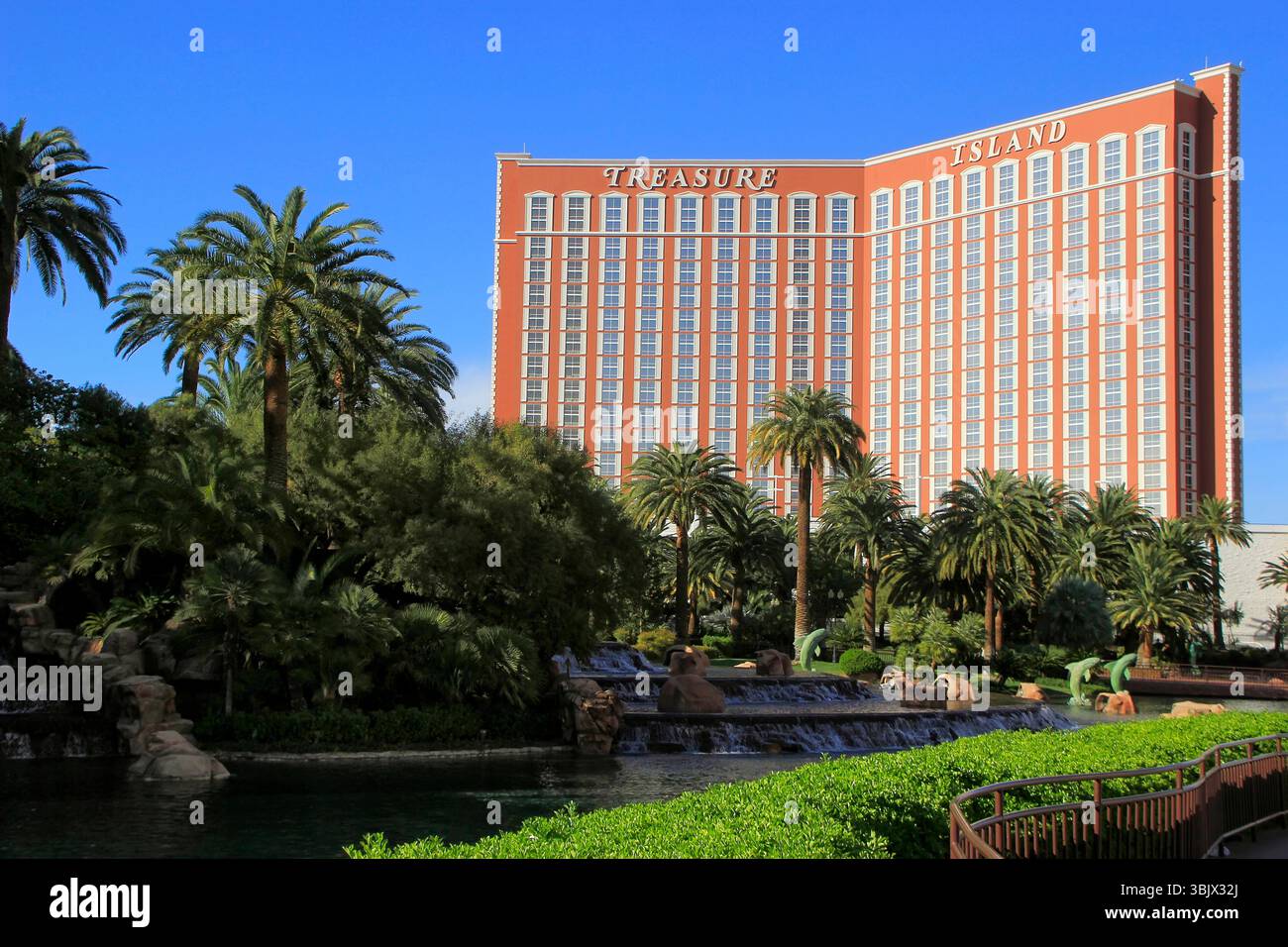 Treasure island hotel and casino, Las Vegas, Nevad Stock Photo