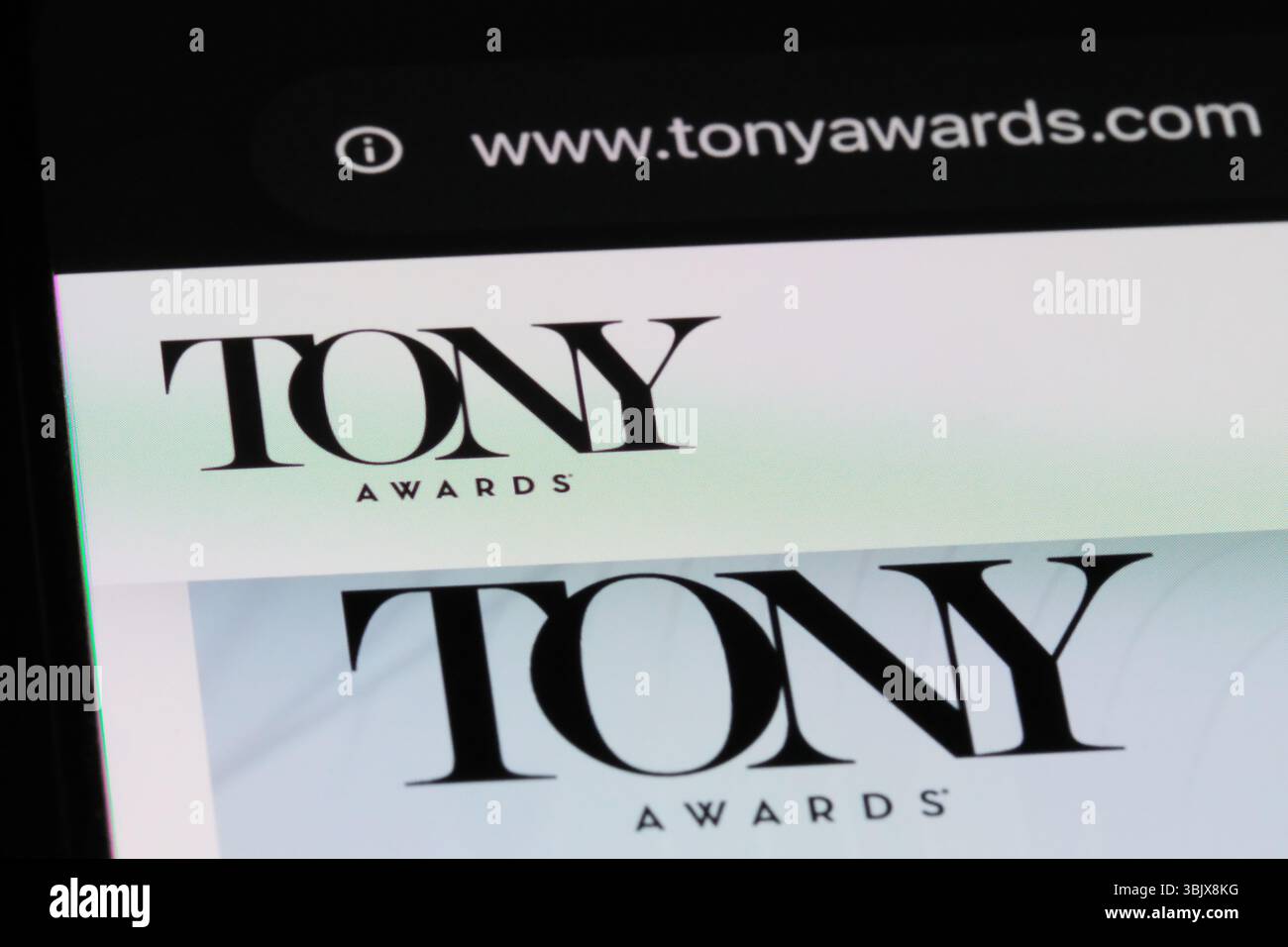 Shanghai,China-March 13th 2025: Tony Awards logo Stock Photo