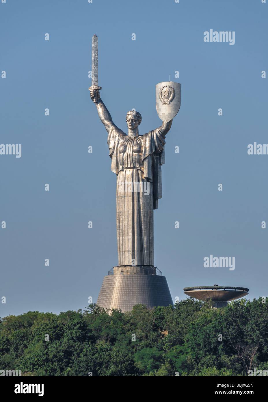 Motherland monument in Kyiv, Ukraine Stock Photo