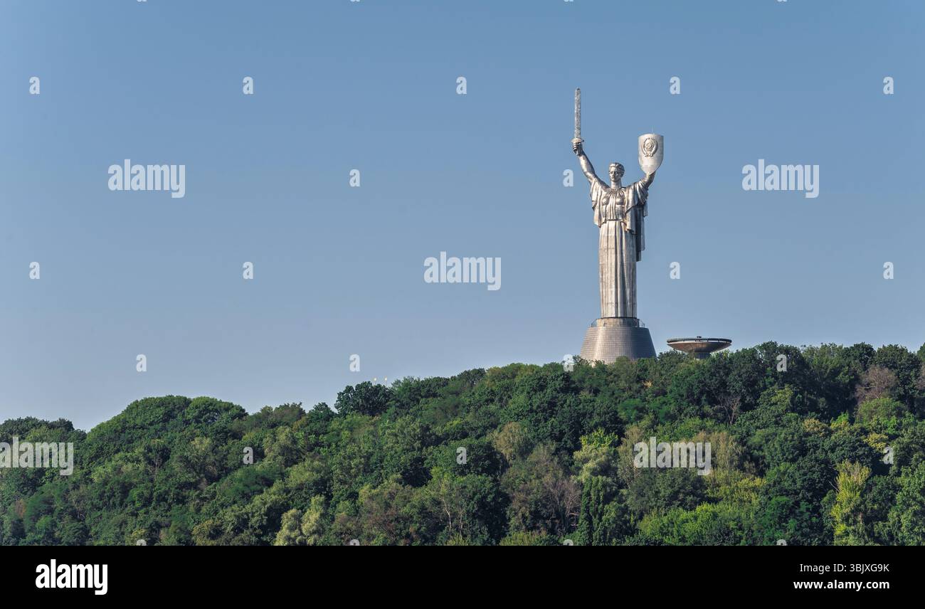 Motherland monument in Kyiv, Ukraine Stock Photo