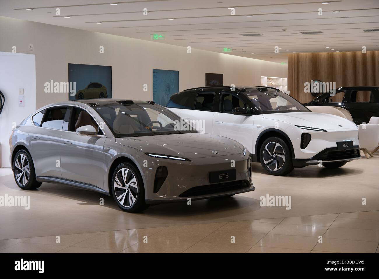 Shanghai,China-April 4th 2025: Nio EV in store Stock Photo
