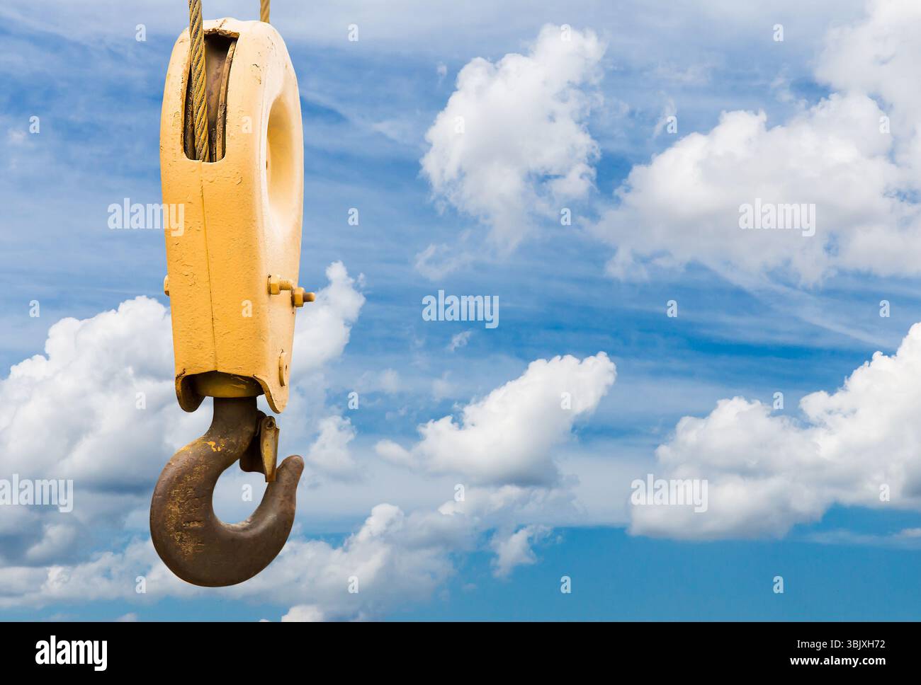 Crane hook Stock Photo