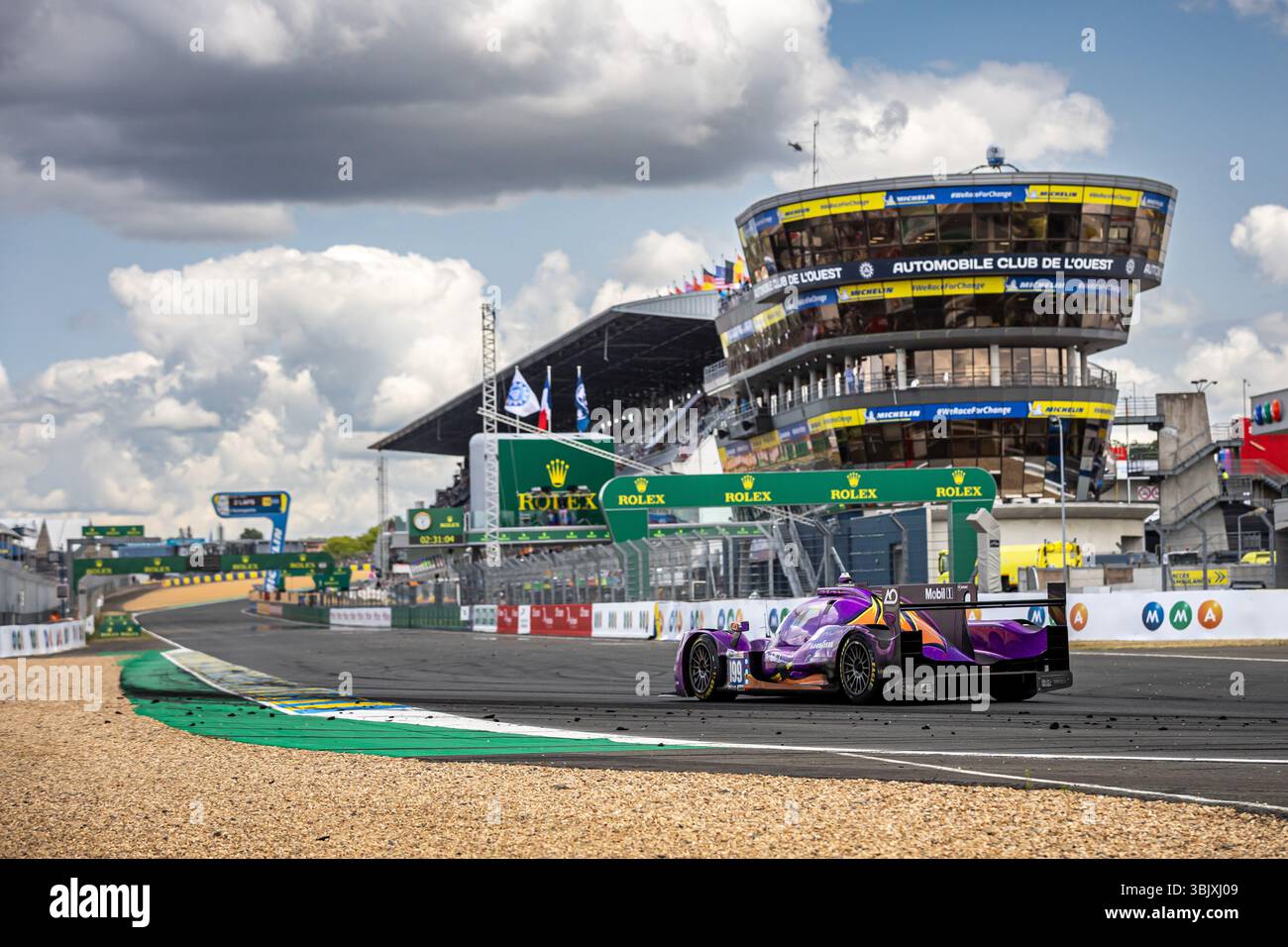 Autocollant 24 Heures Du Mans 2025 - AO By TF #199 20,5x15 Cm Dédicacé WEC