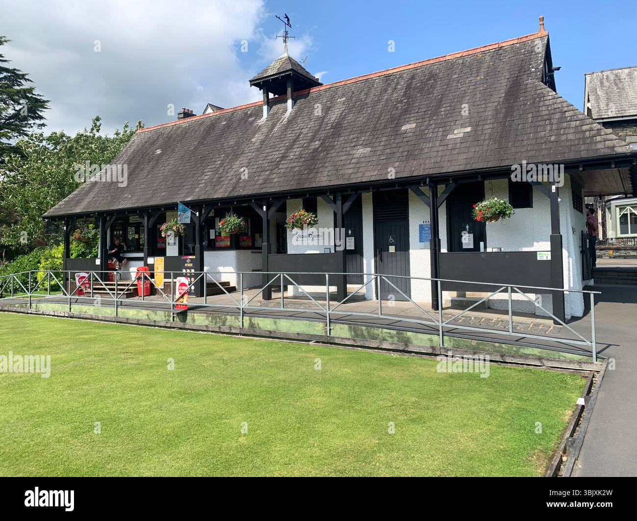 Ambleside Lake District England English lakes British Britain UK houses shop shops games tourists tour old villages outside tourists tourism - Smartphone Captured Stock Image