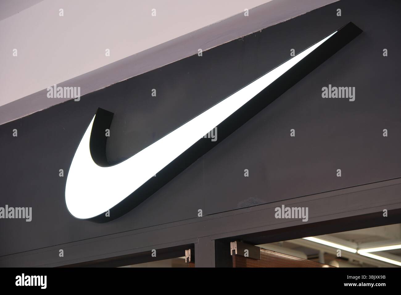 China nike store hi-res stock photography and images - Alamy