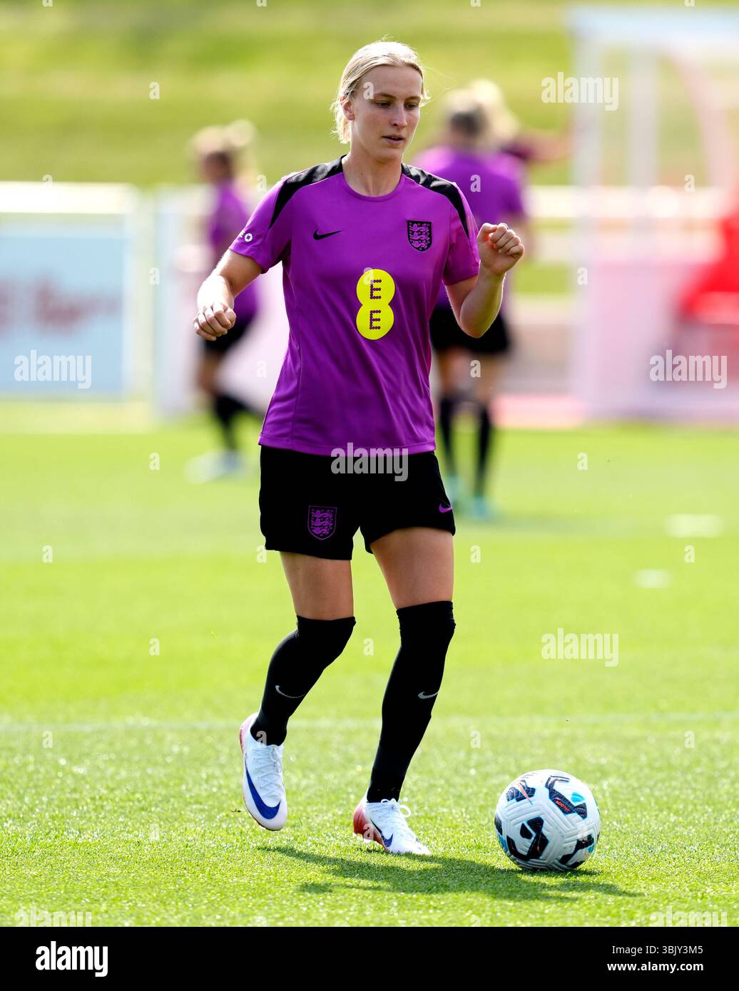 England's Aggie Beever-Jones during a training session at St George's ...