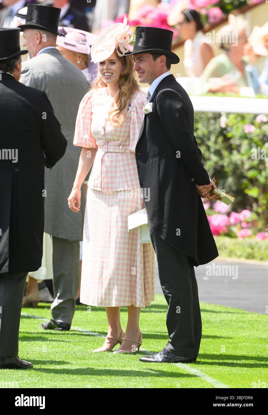 London, UK. June 17th, 2025. Princess Beatrice and Edoardo Mapelli