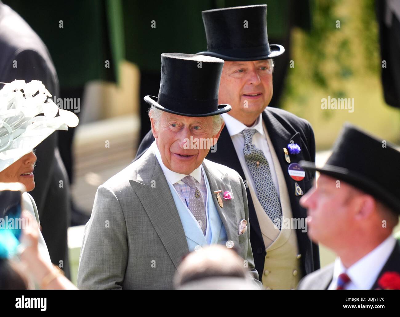 King Charles III during day one of Royal Ascot at Ascot Racecourse ...