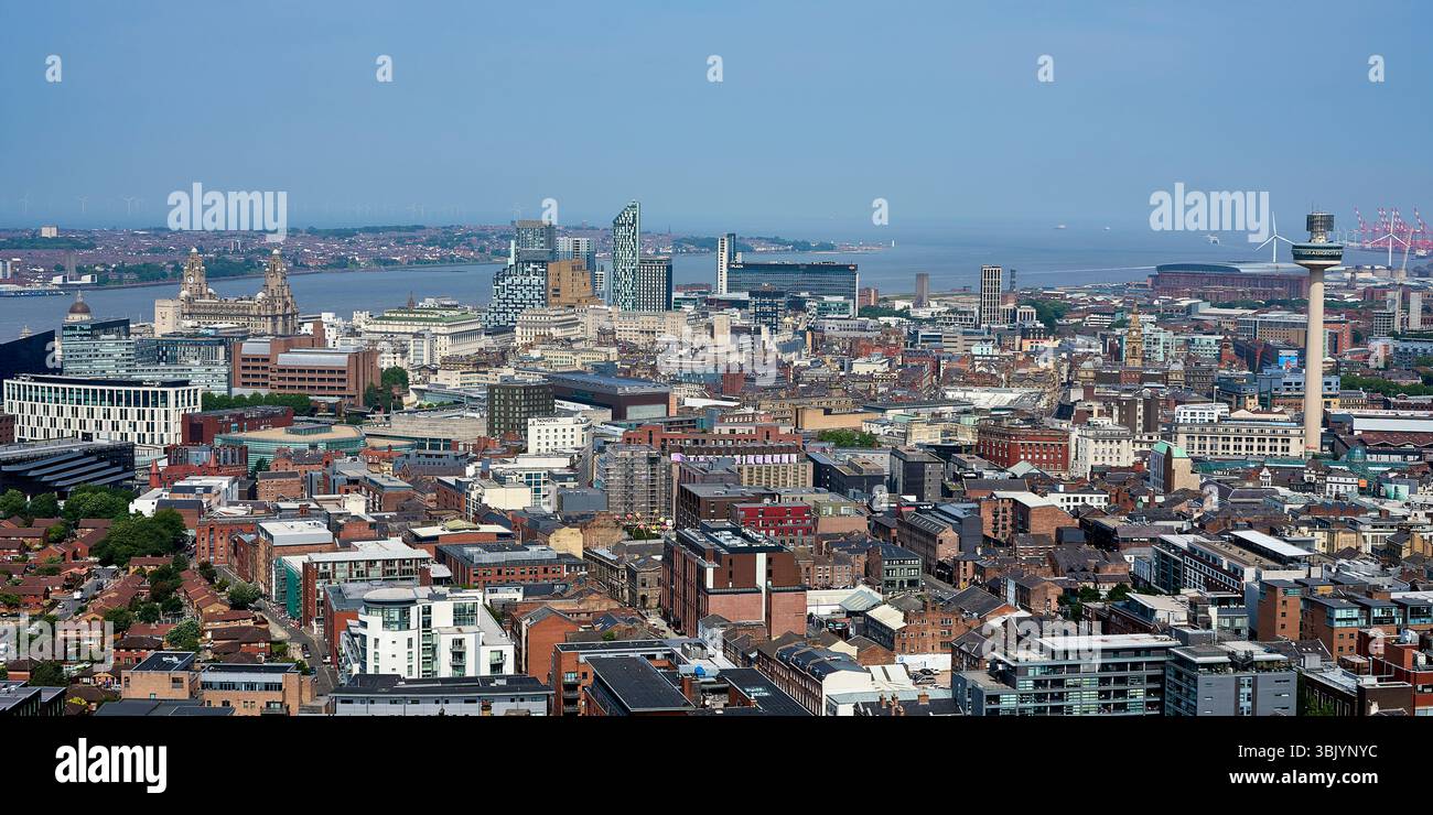 View over Liverpool Stock Photo - Alamy