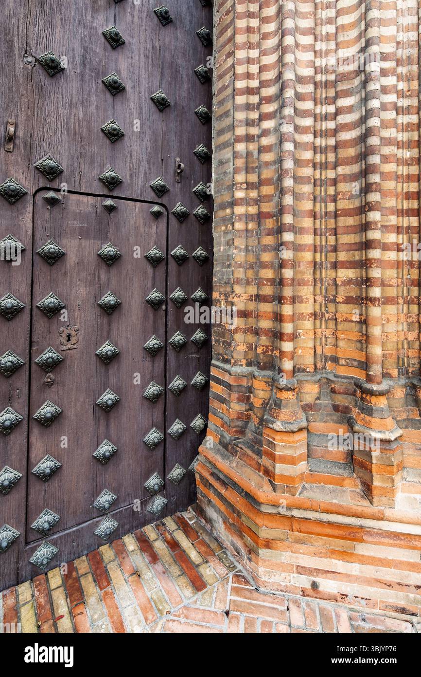 Close-up view of intricate Gothic brick arch detailing at the Convent ...