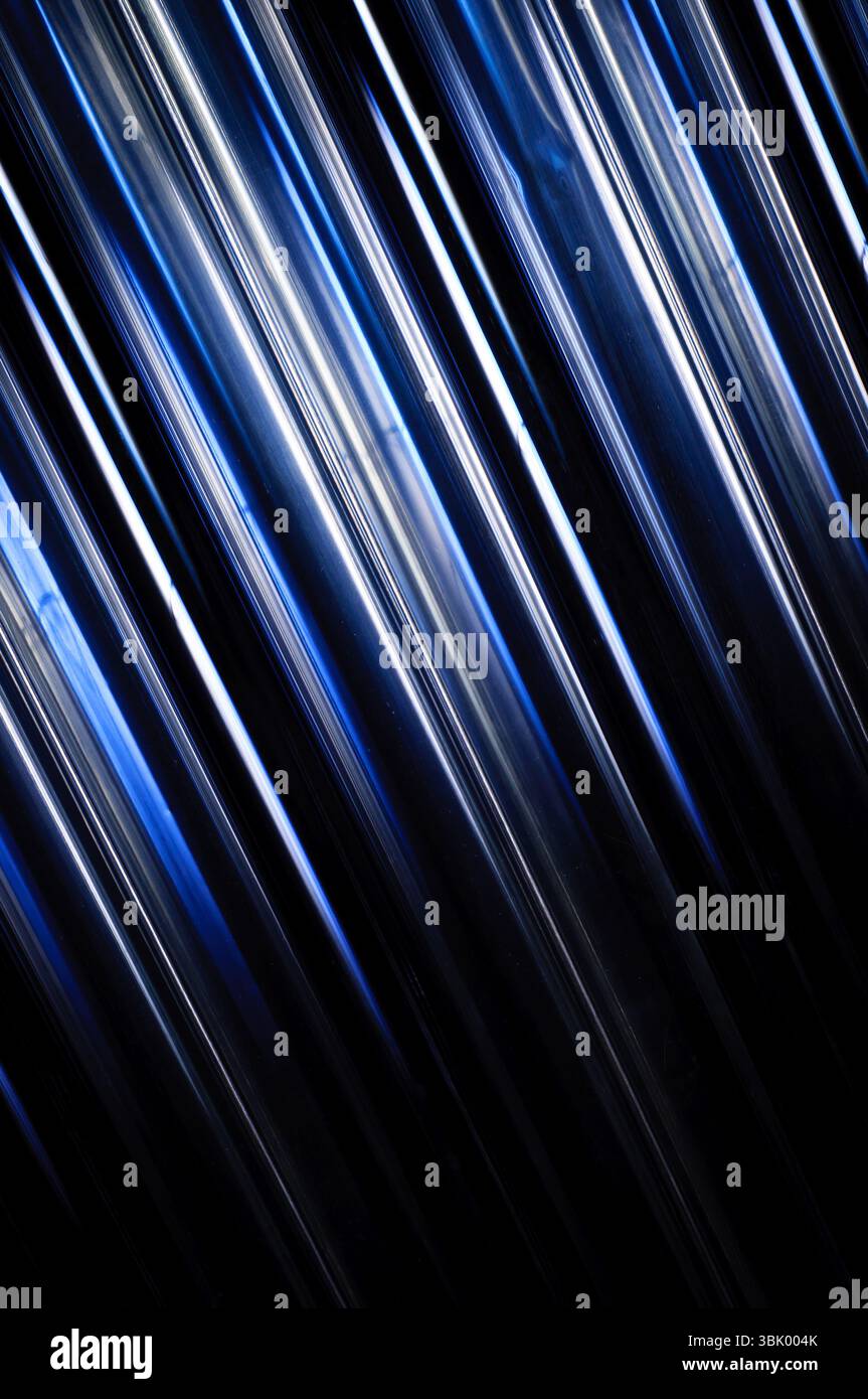 Linear blue background with fading end Stock Photo