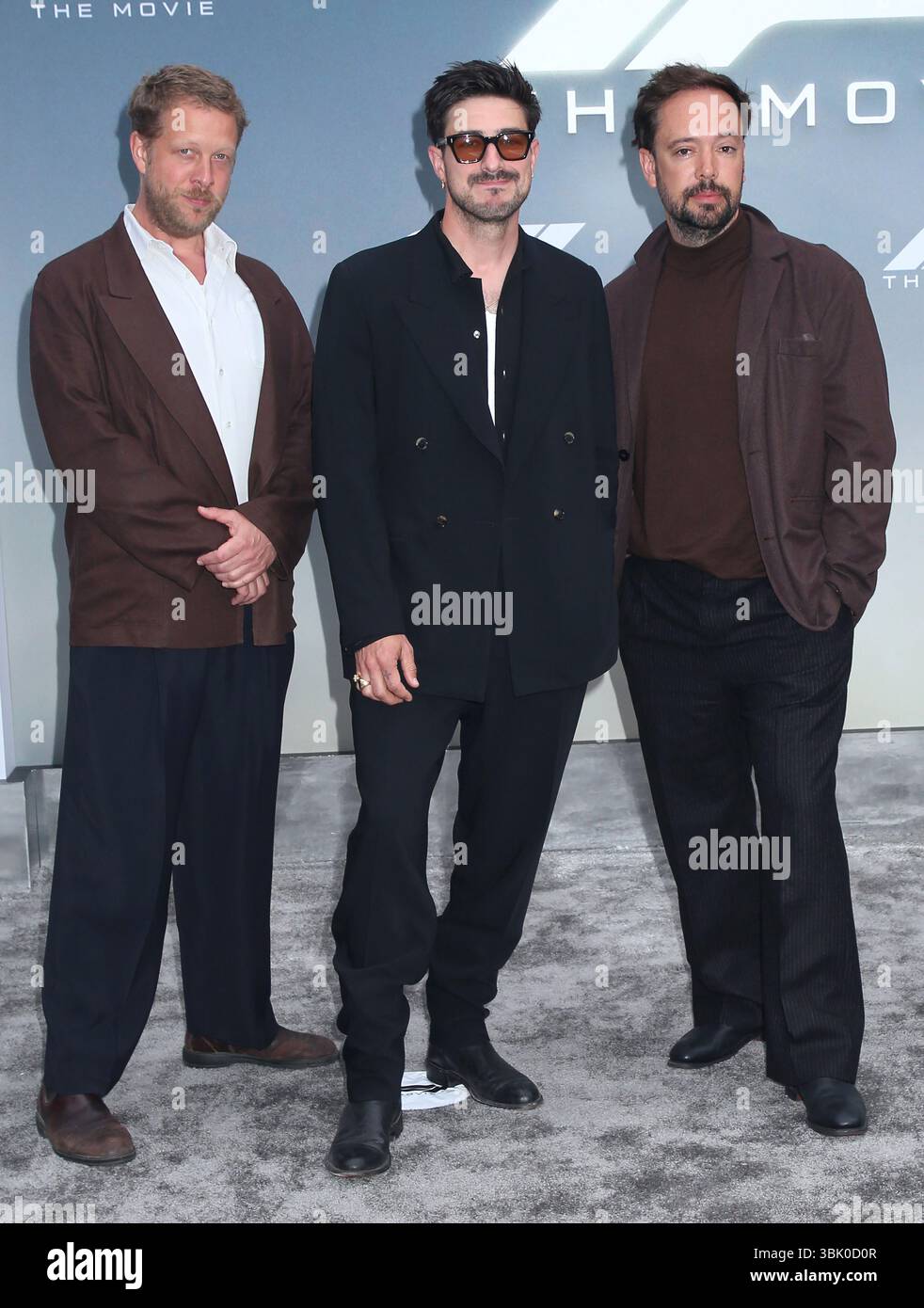 Marcus Mumford, Ben Lovett and Ted Dwane attending Apple Original Films
