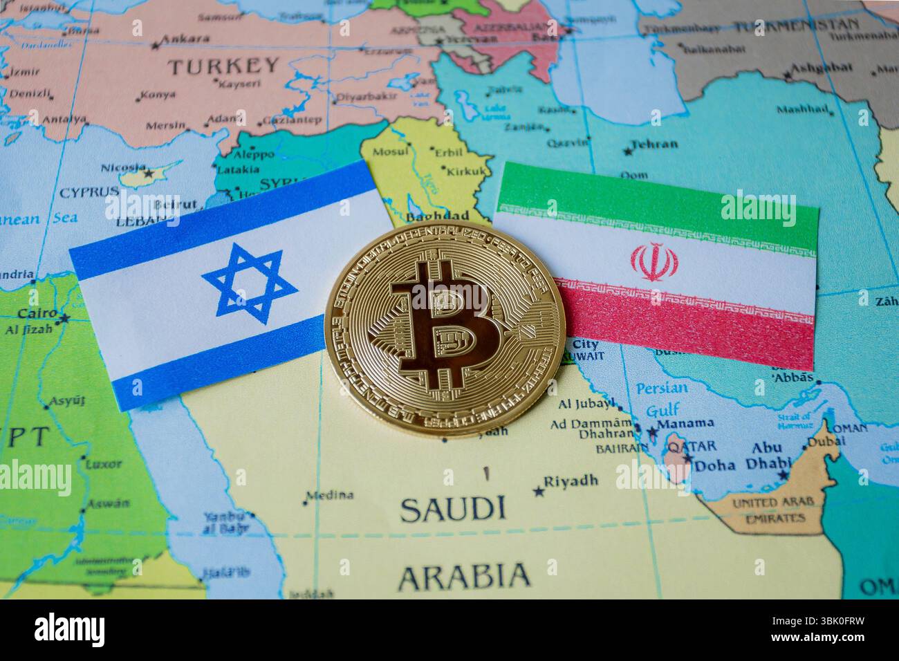 Iranian map hi-res stock photography and images - Alamy