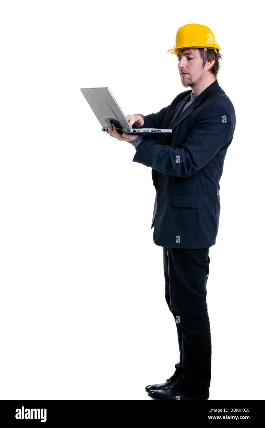 Builder in office suit protective hi-res stock photography and images ...