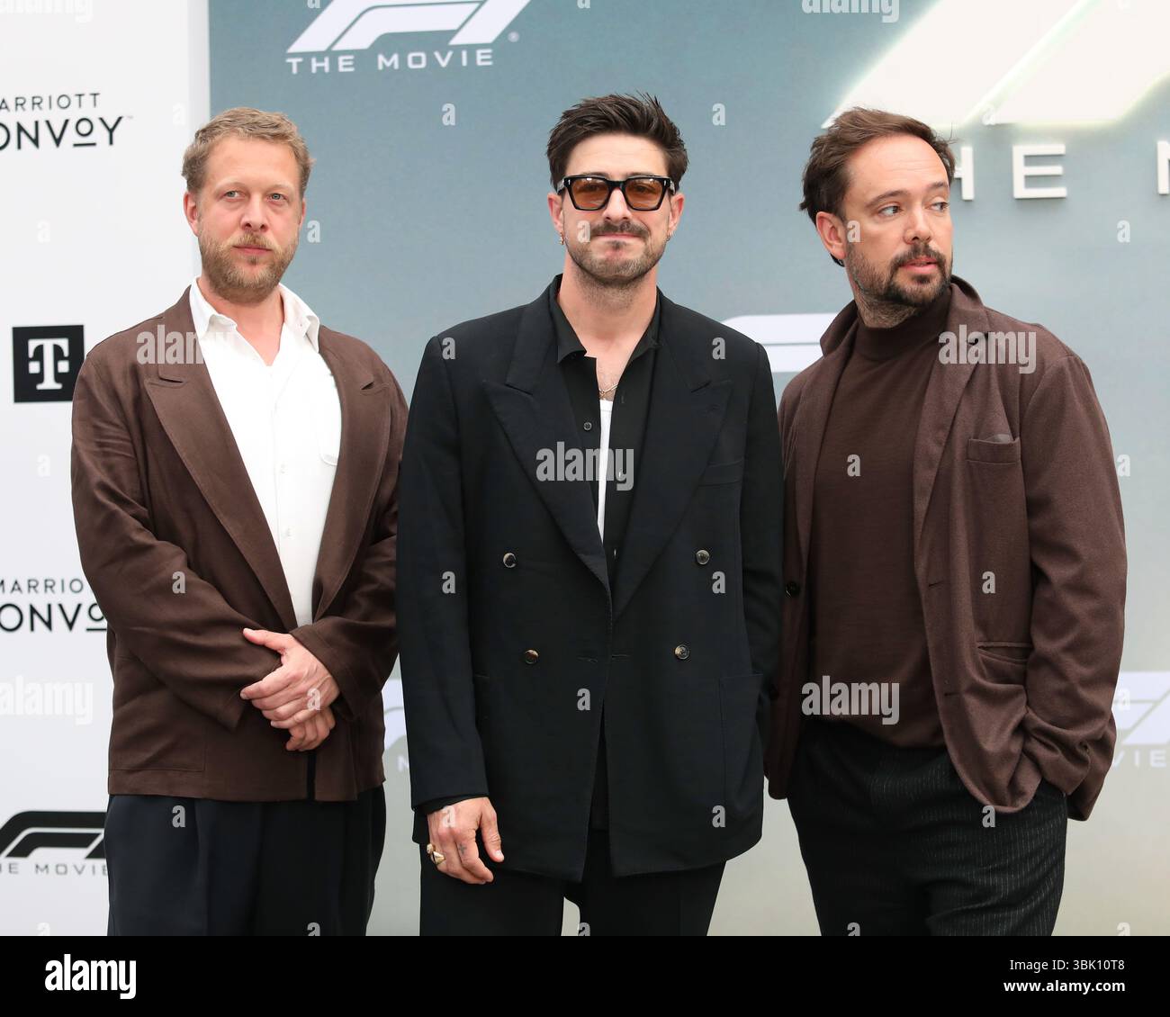 New York, New York, USA. 16 June 2025. Ben Lovett, Marcus Mumford and