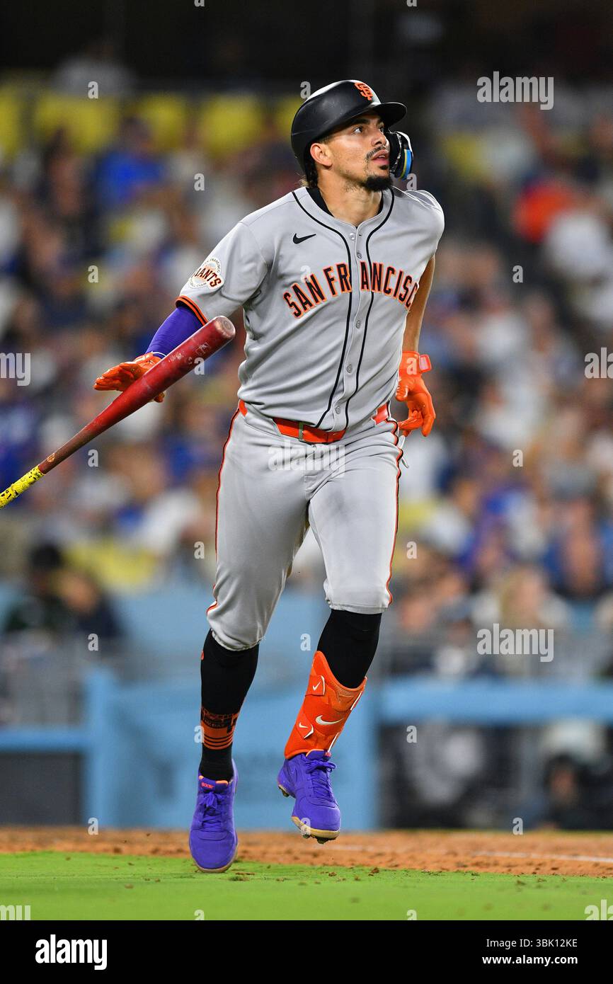 LOS ANGELES, CA - JUNE 14: San Francisco Giants shortstop Willy Adames ...