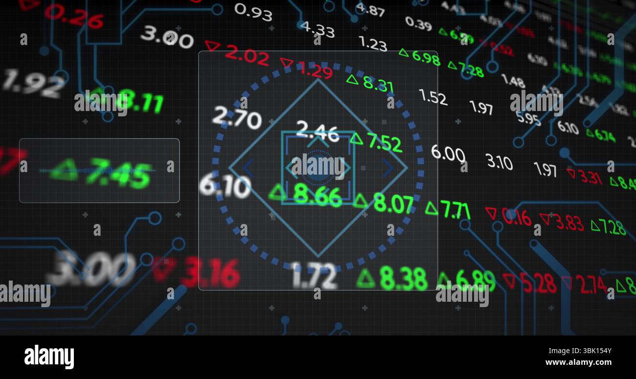 Displaying nested diamonds in dotted circle with floating values and ...