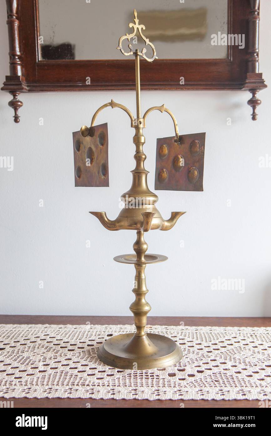 Oil lamp 19th century hi-res stock photography and images - Alamy