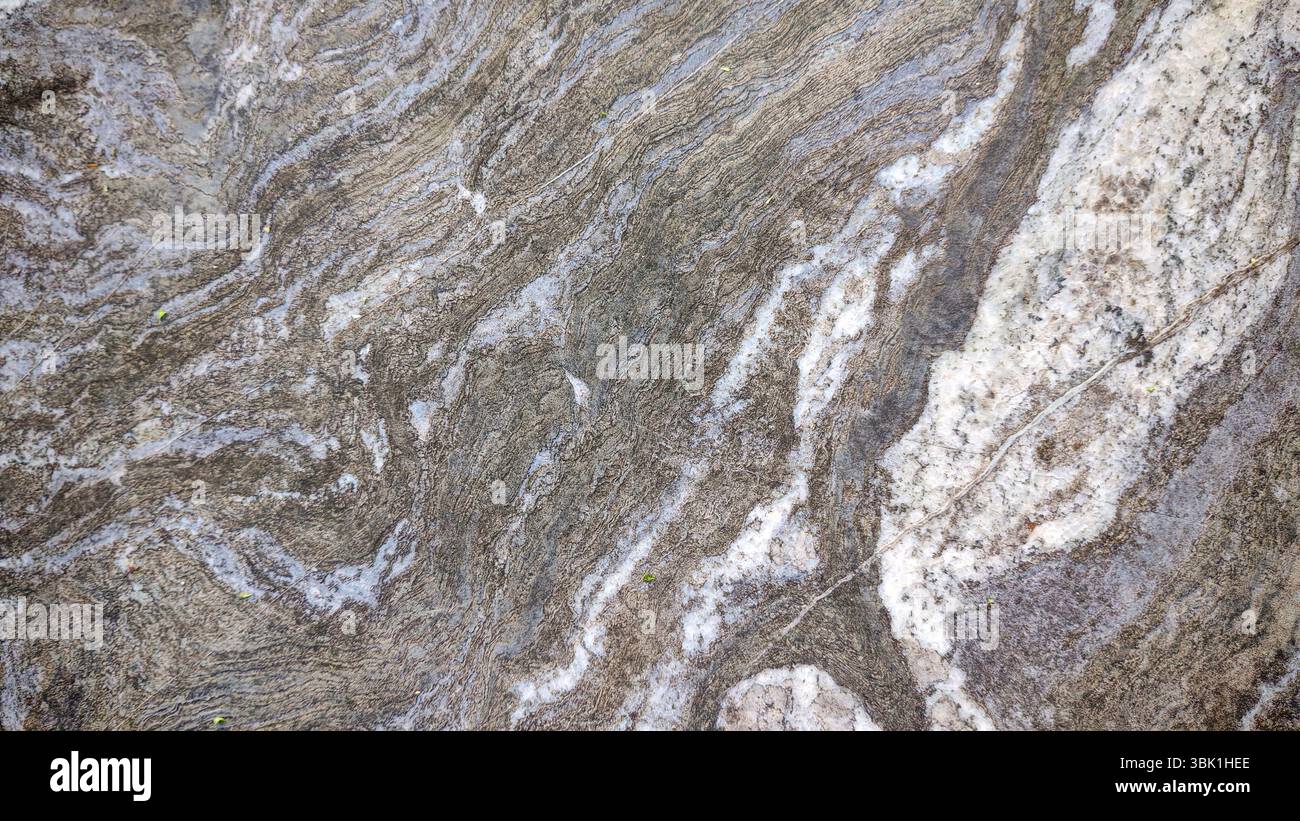 Natural Swirling Granite Stone Texture Stock Photo