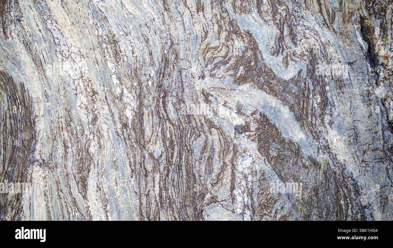 Natural Swirling Granite Stone Texture Stock Photo
