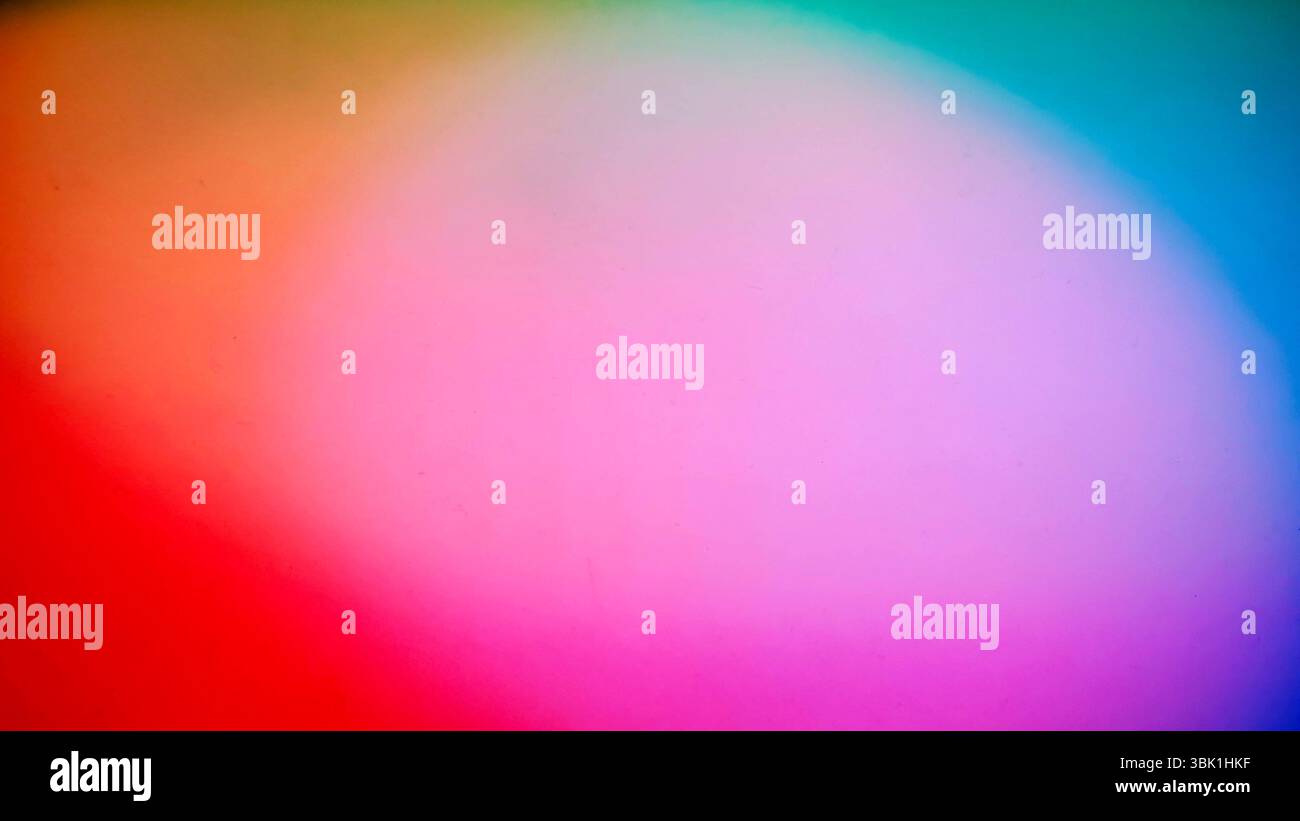 Soft Gradient Rainbow Abstract Background from colorful lamp Stock Photo