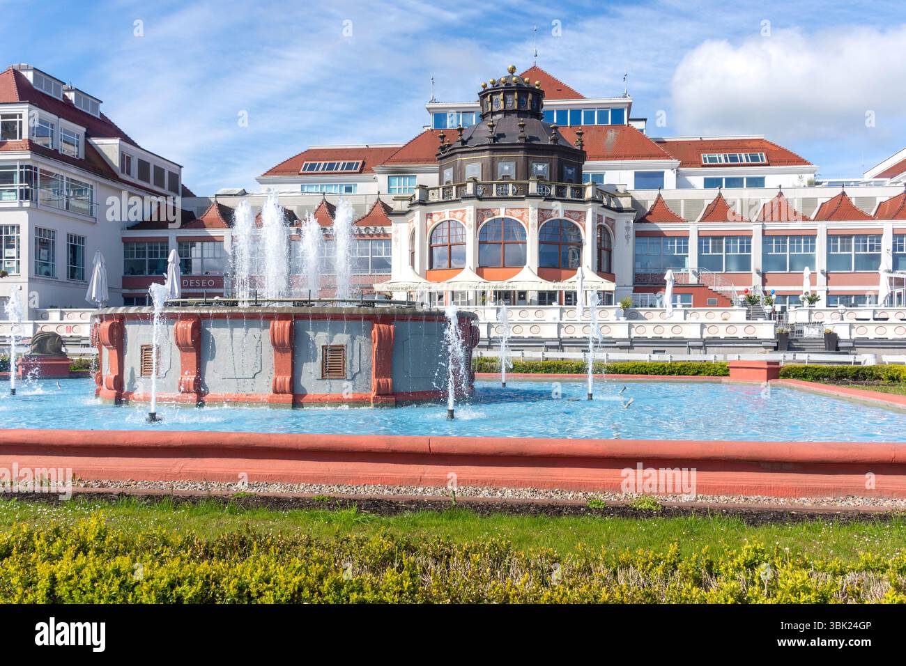 Restaurant Polski Smaki, Plac Zdrojowy, Sopot, Pomeranian Voivodeship, Republic of Poland Plac Zdrojowy 2, 81-720 Sopot, Poland Stock Photo