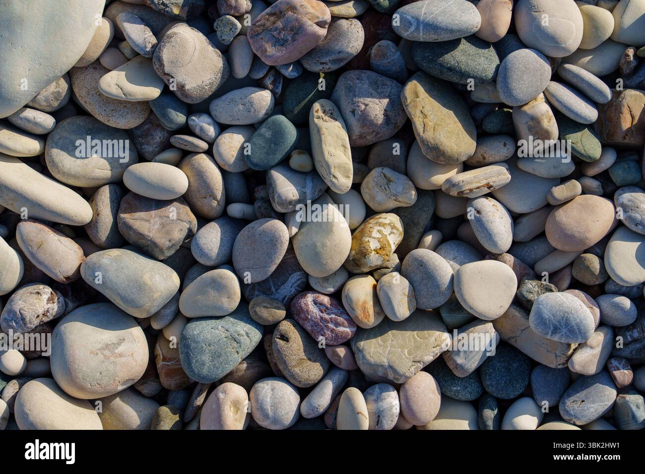 Smooth pebbles in shades hi-res stock photography and images - Alamy