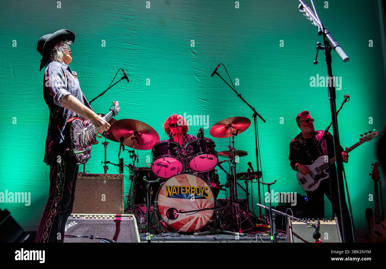 Leeds, UK. 17th June, 2025. British rock band The Waterboys playing ...