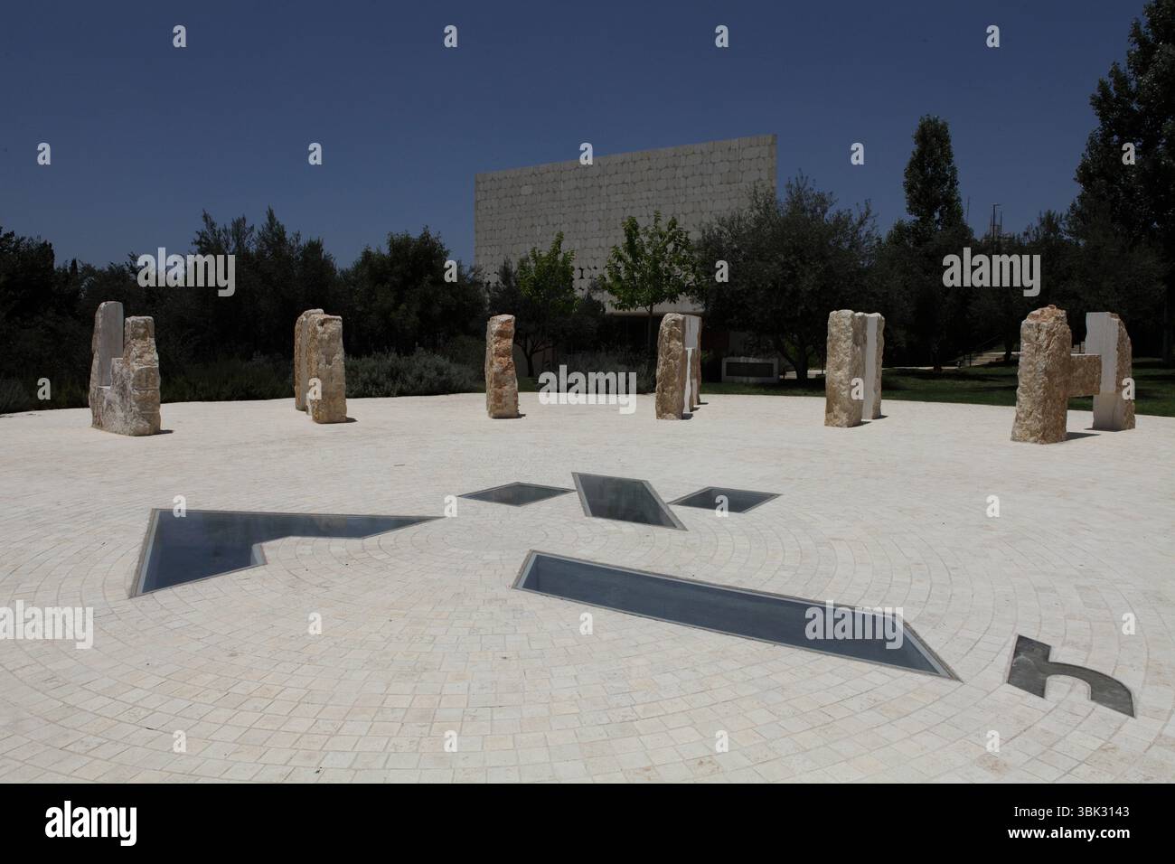 Glass Hebrew & Latin letters Alef & A, Letters of Light, sculpture ...