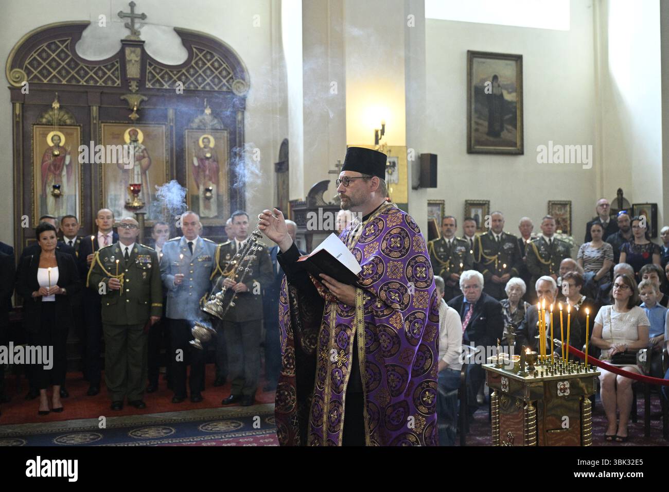 Prague, Czech Republic. 18th June, 2025. A worship service to ...