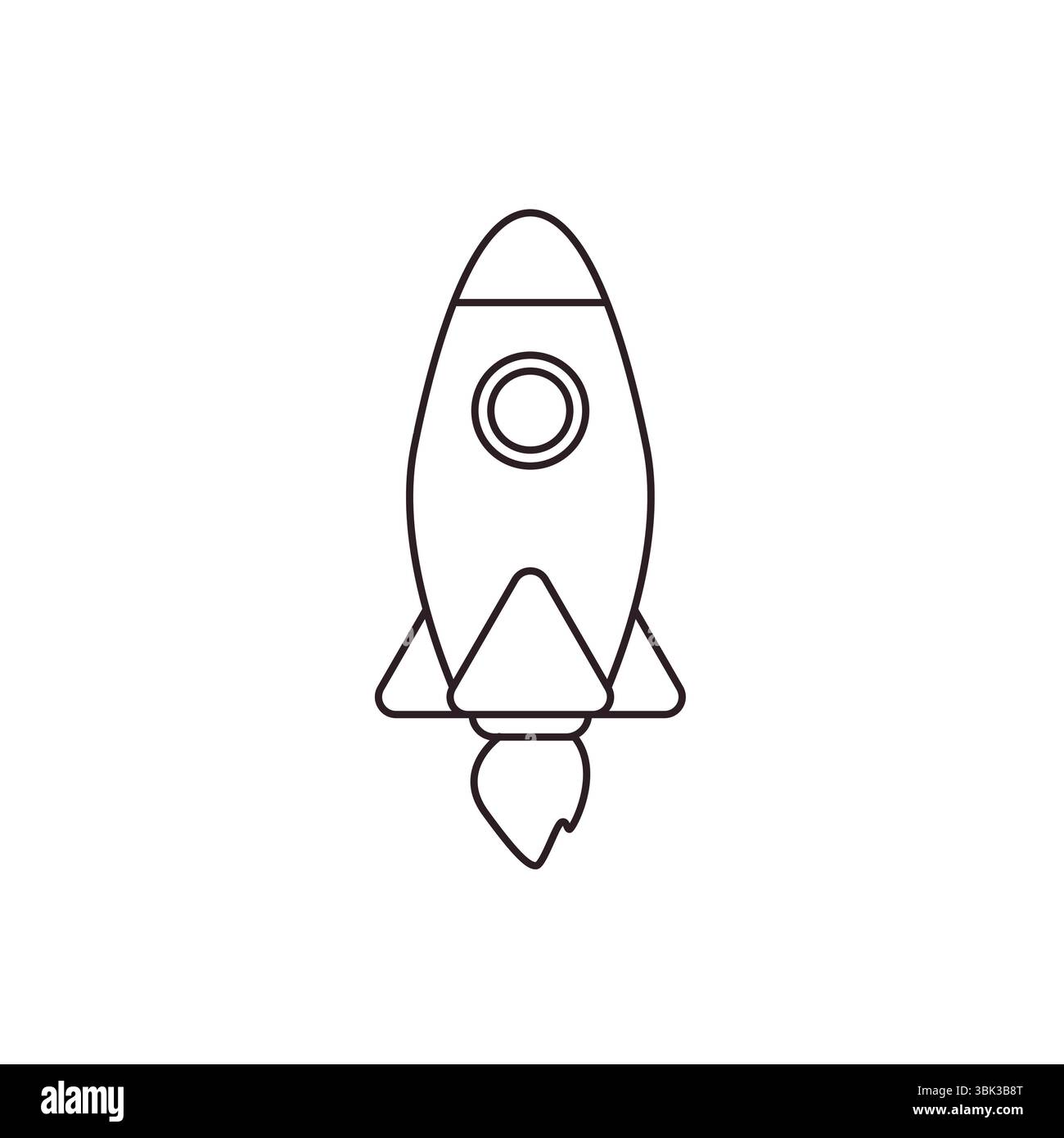 space-ship-rocket-emoji-symbol-sign-icon-vector-illustration-stock
