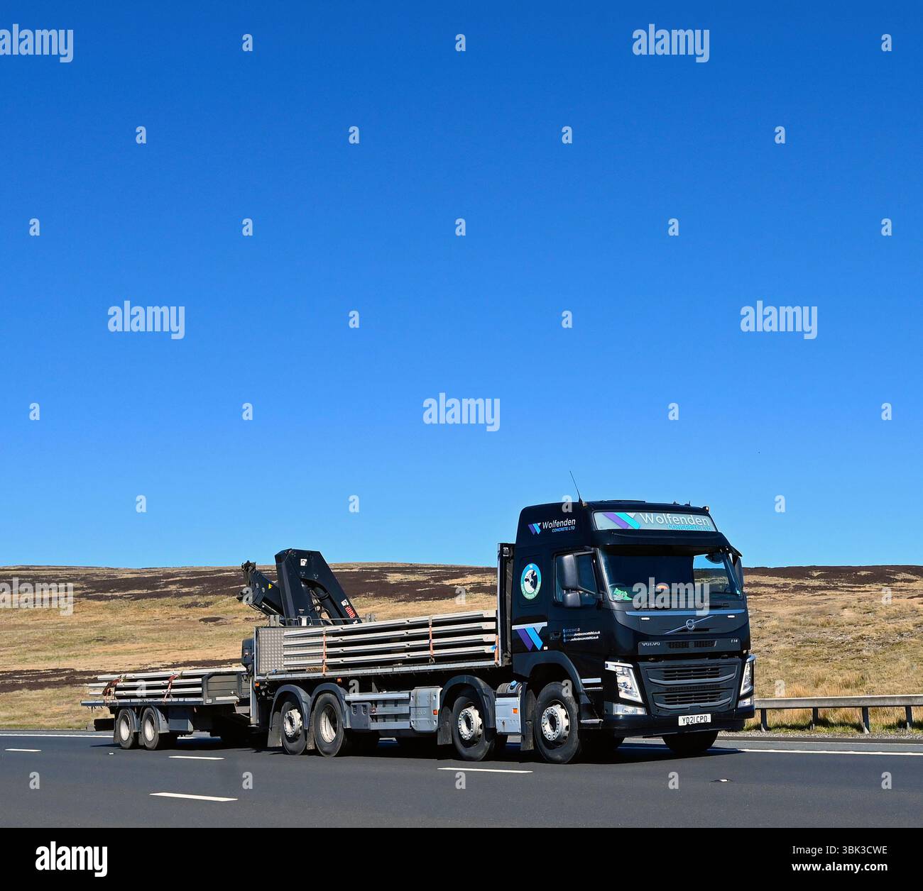 M6 motorway construction hi-res stock photography and images - Alamy