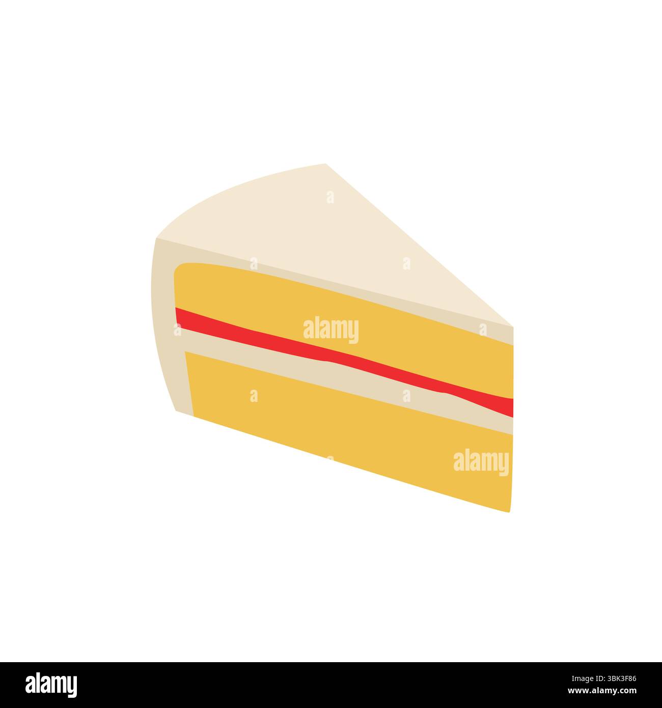 strawberry shortcake slice of cake emoji symbol sign icon vector ...