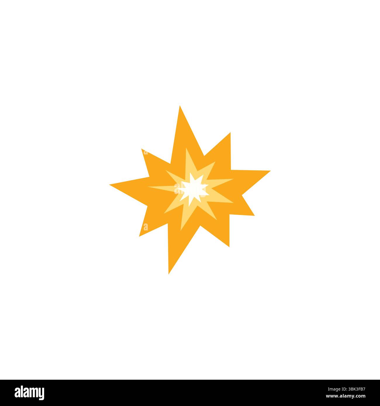 collision flash emoji symbol sign icon vector illustration explosion ...