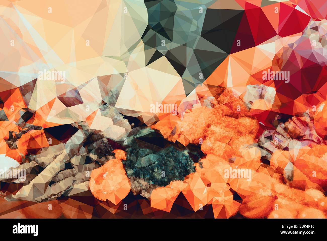 Computer generated image of multi colored background Stock Photo