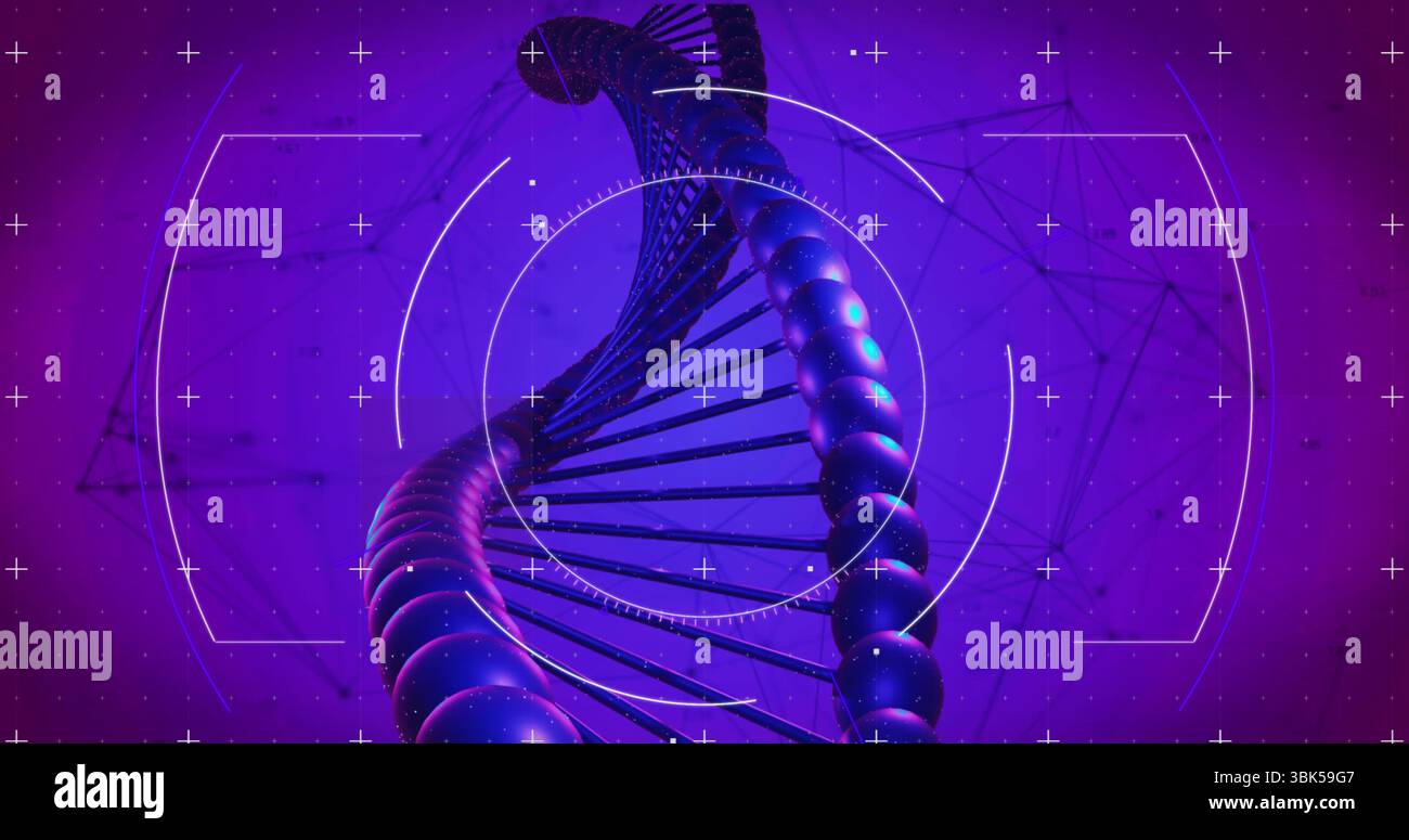 3d dna double helix hi-res stock photography and images - Alamy