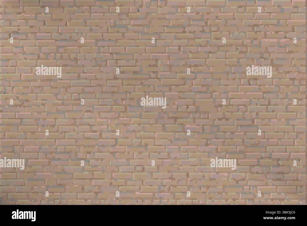 Brick wall as a background with space for your text or image Stock Vector