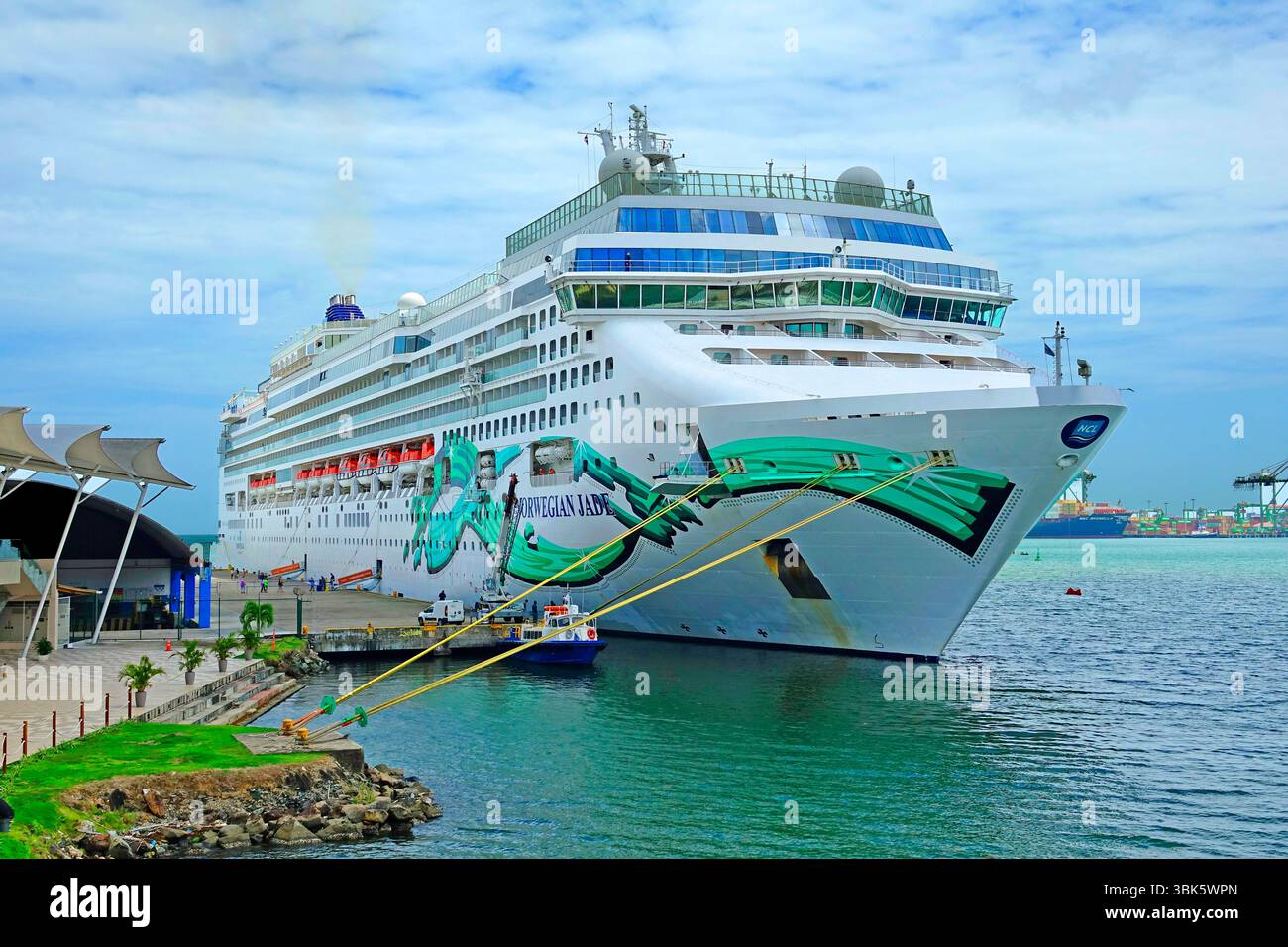 Norwegian Jade in Colon Panama Central America Canal Gatun Lake ...
