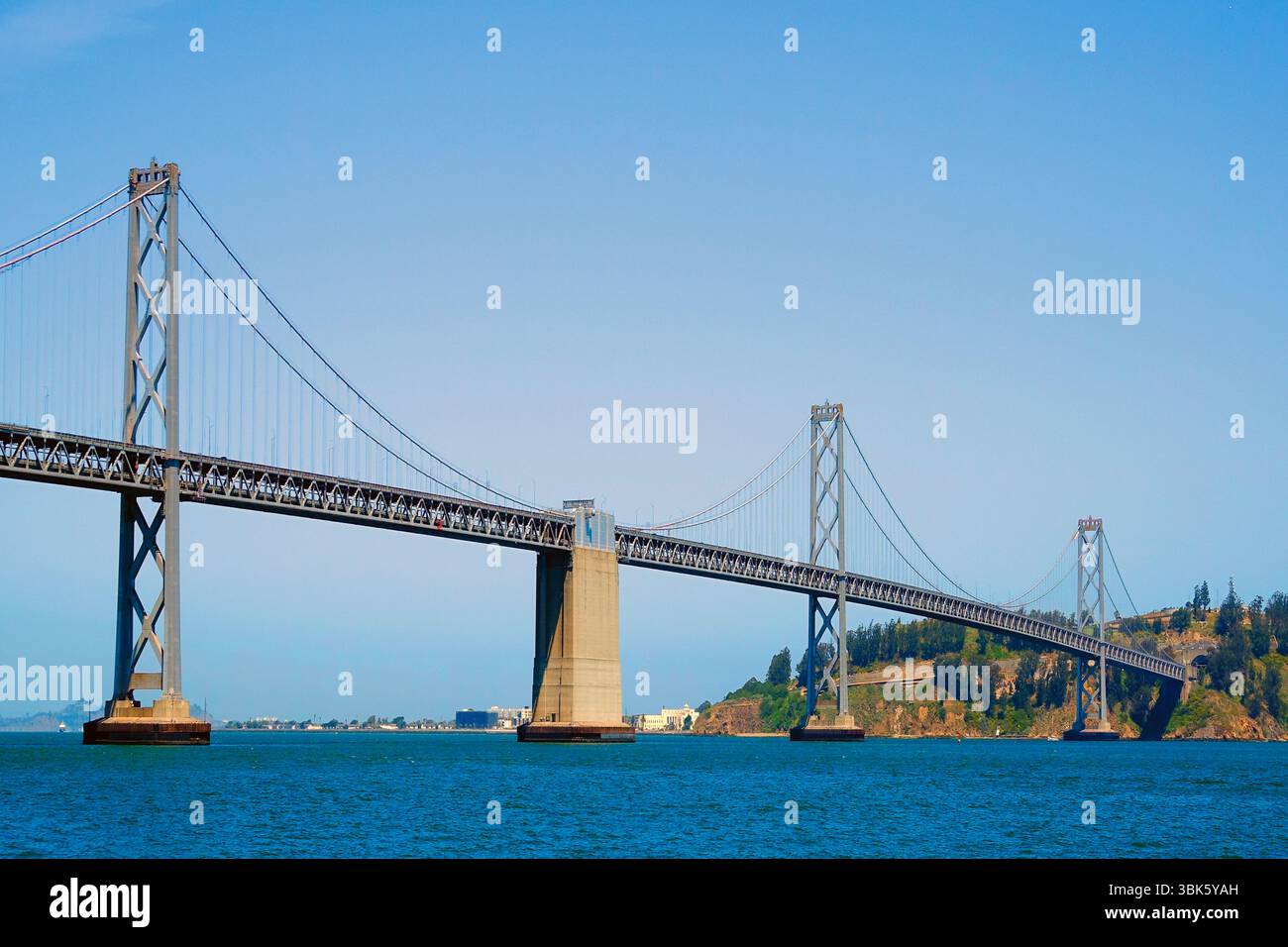 Oakland Bay Bridge San Francisco California City by the Bay Frisco SF San Fran United States USA. Created  05.20.25 Stock Photo