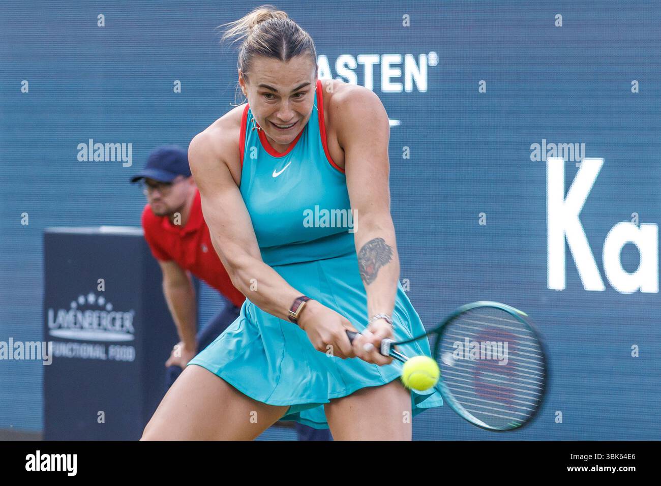 18 June 2025, Berlin: Tennis: WTA Tour, singles, women, round of 16